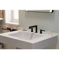 Hansgrohe Zesis S 3-Loch-Waschtisch-Armatur 74733670 mit Zugstangen-Ablaufgarnitur, mattschwarz