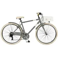 Via Veneto City Bike Milano Man 28” 6V Grau Gallante Größe 50