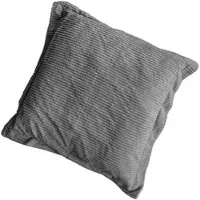 KAWOLA FLATTERKISSEN MADELINE Grau Cord