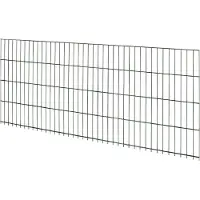 Floraworld Doppelstabmatte-Zaun Comfort 201 x 83 cm moosgrün
