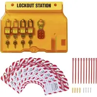 Sygonix SY-6872550 Verriegelung 412 mm Yellow Lockout Station 5 Hakenstellung