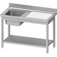 Stalgast Spültisch ECO m. GB 1400x700 - Becken links - AK