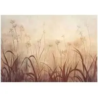 WALLARENA Fototapete Gras in Beige | Gr.: 300 x 210 cm