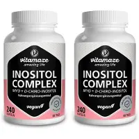 Vitamaze Inositol Komplex Chromium+Vitamin B6+Folsäure Kps. 2x 2x240 St Kapseln