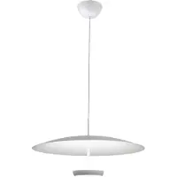 FABAS LUCE Yuko LED-Pendelleuchte 40 W 3200 lm 3000 K dimmbar, Metall- und Methacrylat-Gestell, Weiß - Yuko