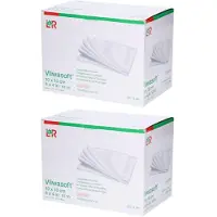 Vliwasoft Vlieskompressen steril 10x10 cm 6l. 2x 2x50x2 St Kompressen