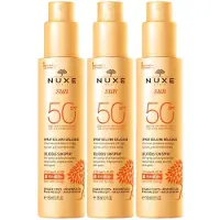 Nuxe Sun Sonnenspray Gesicht & Körper LSF 50 x3 3x150 ml Creme