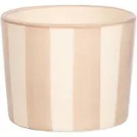Zafferano Lido Set aus 2 handgefertigten, sandfarbenen Keramik-Trinkgläsern - elegantes Design und handgefertigt, hergestellt in Italien für den Tisch