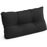 Beautissu Flair LK Loungekissen, 60x40x12cm, Anthrazit, Rückenkissen, Outdoor