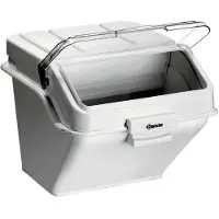 Bartscher Vorratsbehälter 47 Liter, 480x580x440 mm, transparenter Klappdeckel feststellbar