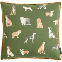Magma Heimtex Magma Dekokissenhülle Dog Mix grün 45x45 cm - grün