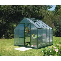 Pergart Vitavia, Gewächshaus "Merkur 6700", smaragd grün, 6,7 m², 6 mm HKP