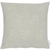 Apelt Dekokissenhülle Sterne 6302 40x40 cm | taupe - grau