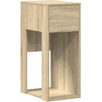 vidaXL Computerschrank mit Schublade Sonoma-Eiche 30x44x74 cm