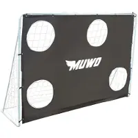 MUWO Einheitsgröße MW-301|Fußballtor mit Torwand 217 x 153 cm