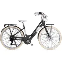 Via Veneto E-Bike Victoria Lady 28” 7V Schwarz „Kaffee-Pulver“ (matt)