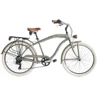 Via Veneto Bici Cruiser „Sun on the Beach“ Herren 26” 6V Grün matt