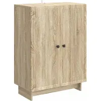 vidaXL Sideboard Sonoma-Eiche 66 x 34,5 x 90 cm Holzwerkstoff