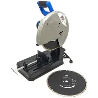 HBM 350 mm Steinsägemaschine - 2300 W inklusive 2 Diamant-Sägeblättern