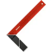 Sola 56014501 Schreinerwinkel"SRC 500" rot beschichtet in schwarz