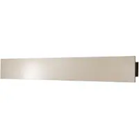 FABAS LUCE Lotus LED-Wandleuchte, 20W, 3000K LED, mattgoldener Aluminiumrahmen, modernes Design, dimmbar, 64,5cm, Schutzklasse 1, IP20,