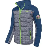 Nebulus Winterjacke meliert EMOTION Herren, warme Outdoorjacke, praktische & vielseitige Übergangs- & Winterjacke, P5895 - Herren, navy-lime, M