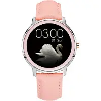 SASSEY Damen SmartWatch Smartband IP67 Wasserdicht Schlafüberwachung Armband Sport Fitness für Android IOS , Rosa
