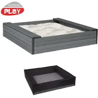 Nordic Play Sandkasten mit Sitz