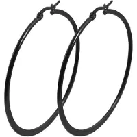 Adelia´s Paar Creolen "Ohrringe – Creole aus Edelstahl" Ideal zum Verschenken – schlicht und stilvoll
