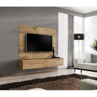 ASM-Moebel Anbauwand Wohnwand Schrankwand SWITCH PR1 Wotan mit Hochglanz und Push - Click