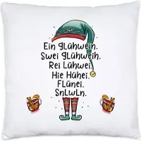 Hey!Print Glühwein Kissen Alkohol Betrunken Adventmarkt Weihnachtsmarkt Weihnachtsstimmung Weihnachten Advent
