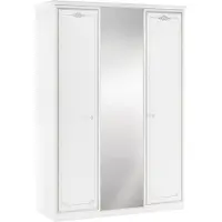 Cilek SELENA GREY Kleiderschrank mit Spiegel