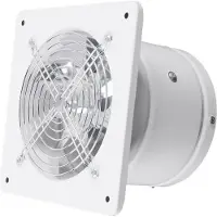 StarTech.com Badlüfter - Wandmontierter Abluftventilator Ø 150 mm - Leise - Für Küche/Bad/WC - Weiß