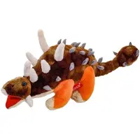 Beppe Plüschtier Ankylosaurus aus der Reihe DINOZAUR, 30 cm breit, 8 cm lang, 1 cm hoch