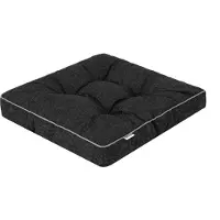 Bjird Sitzkissen, Kissen für Sessel 49x47 cm, Schwarz - Polster für Indoor und Outdoor, Sitzauflage, Stuhlkissen
