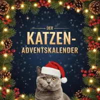 Sonstige Verlage Katzen-Adventskalender Buch: 24 Geschichten & Lifehacks für Katzenliebhaber, illustriert