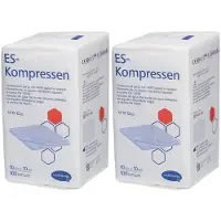 PDM to be maintained Es-Kompressen unsteril 10x10 cm 12fach 2x 2x100 St Kompressen
