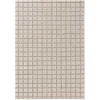 Benuta In- & Outdoor Teppich Kaleo Creme/Beige 240x350 cm Teppich Wohnzimmer Outdoorteppich Rechteckig Muster Modern Kurzflor Skandinavisch