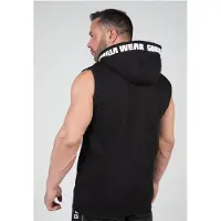 Gorilla wear Milwaukee Zip Hooded Tank Top - Schwarz