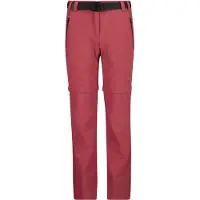 CMP Mädchen Zip Off Stretch Hose mit Gürtel und Dry Function pink 164