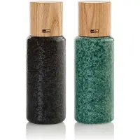 AdHoc Salz- & Pfeffermühle Yara Black & Green 18 cm