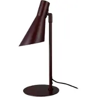 Dyberg Larsen Schreibtischlampe DL12 Mini, braun / rost, für Wohn- / Esszimmer, Metall, Skandinavisch, Tischlampe