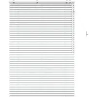vidaXL Venezianische Jalousie Weiß 120 x 160 cm 35 mm