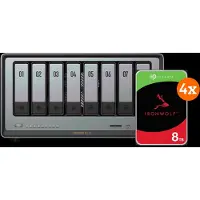 UGREEN NASync DXP8800 Plus + Seagate Ironwolf 4 TB 8er-Pack
