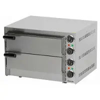 Bartscher Pizzaofen Mini 2, 2 Backkammern