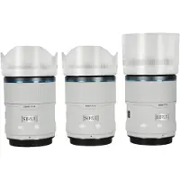 Sirui Sniper Set AS-3S-ZW 23mm, 33mm & 56mm F1.2 APSC Auto-Focus Lens Kit (Nikon Z-Mount, weiss, Carbon Fi