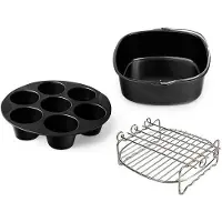 ONYX Cookware HEISSLUFTFRITTEUSE ZUBEHÖR 3-PACKUNG - 5L/6L