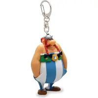 Plastoy Obelix wütend mit Händen in den Taschen - Schlüsselanhänger