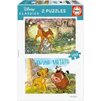Disney Educa Classic Puzzle 2x100 Teile