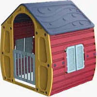 Starplast Spielhaus Magical, Rot/Blau/Gelb